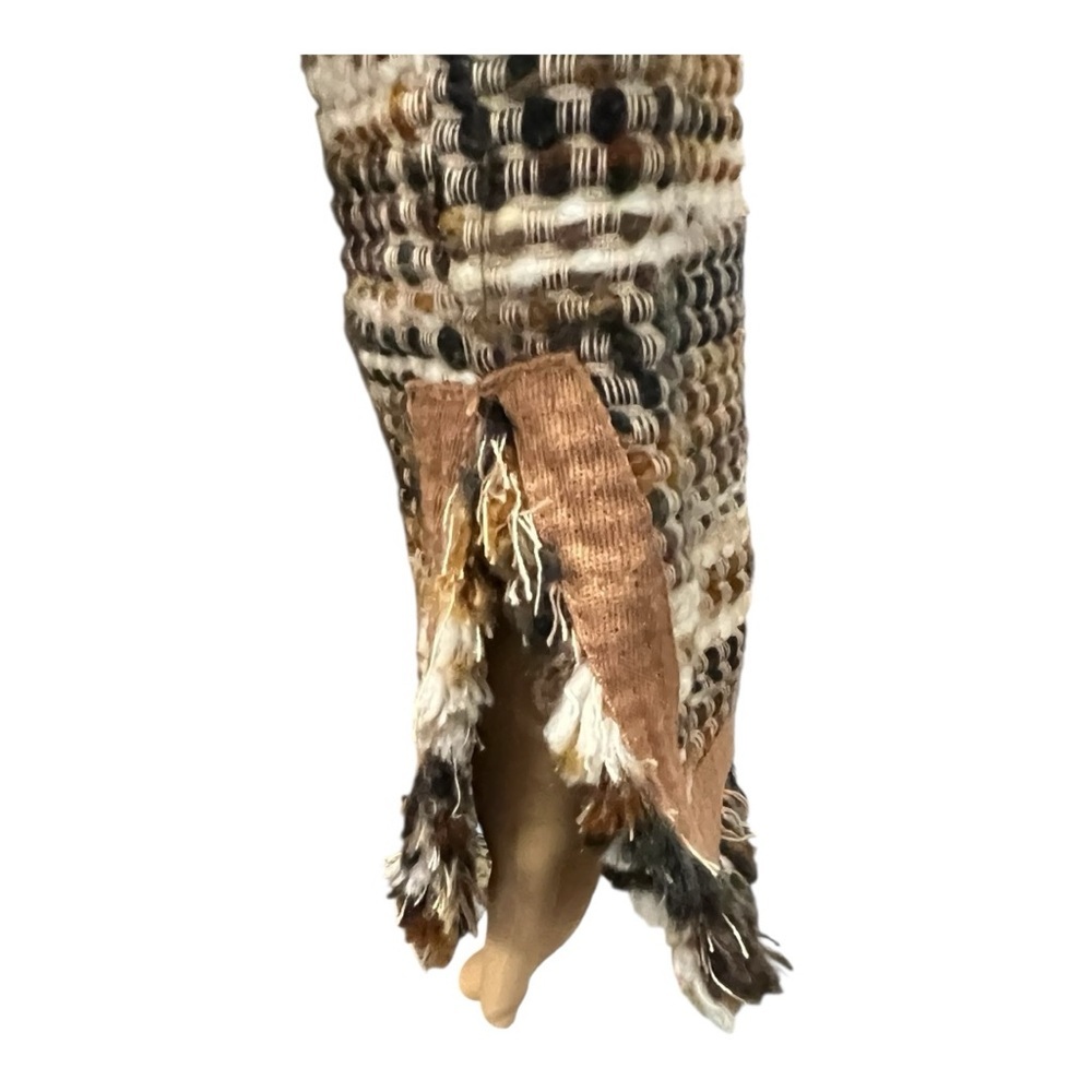 Bandolino Women's Tweed Jacket Fringed - Black, Brown, Tan Size 12 - Picture 5 of 10